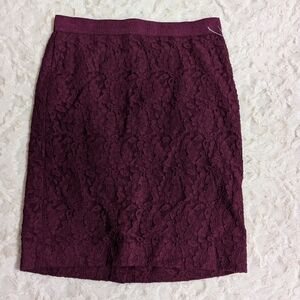 NWT Ann Taylor Petite size 4P Lace Skirt